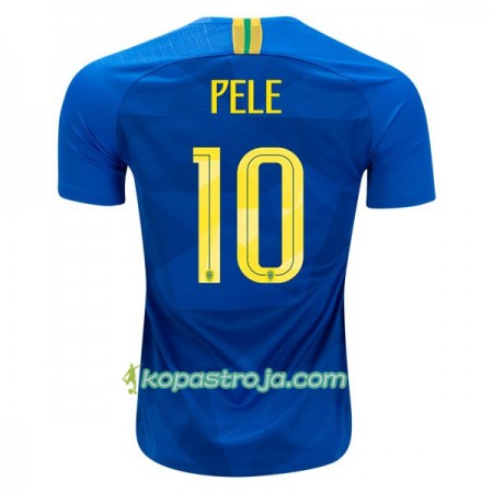 Billiga Fotbollströjor Brasilien Pele 10 VM 2018 Borta tröja